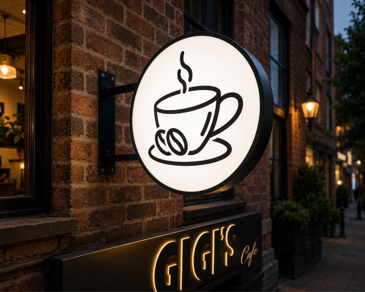 Projection Sign Projects example 2 — Manchester Signs Centre