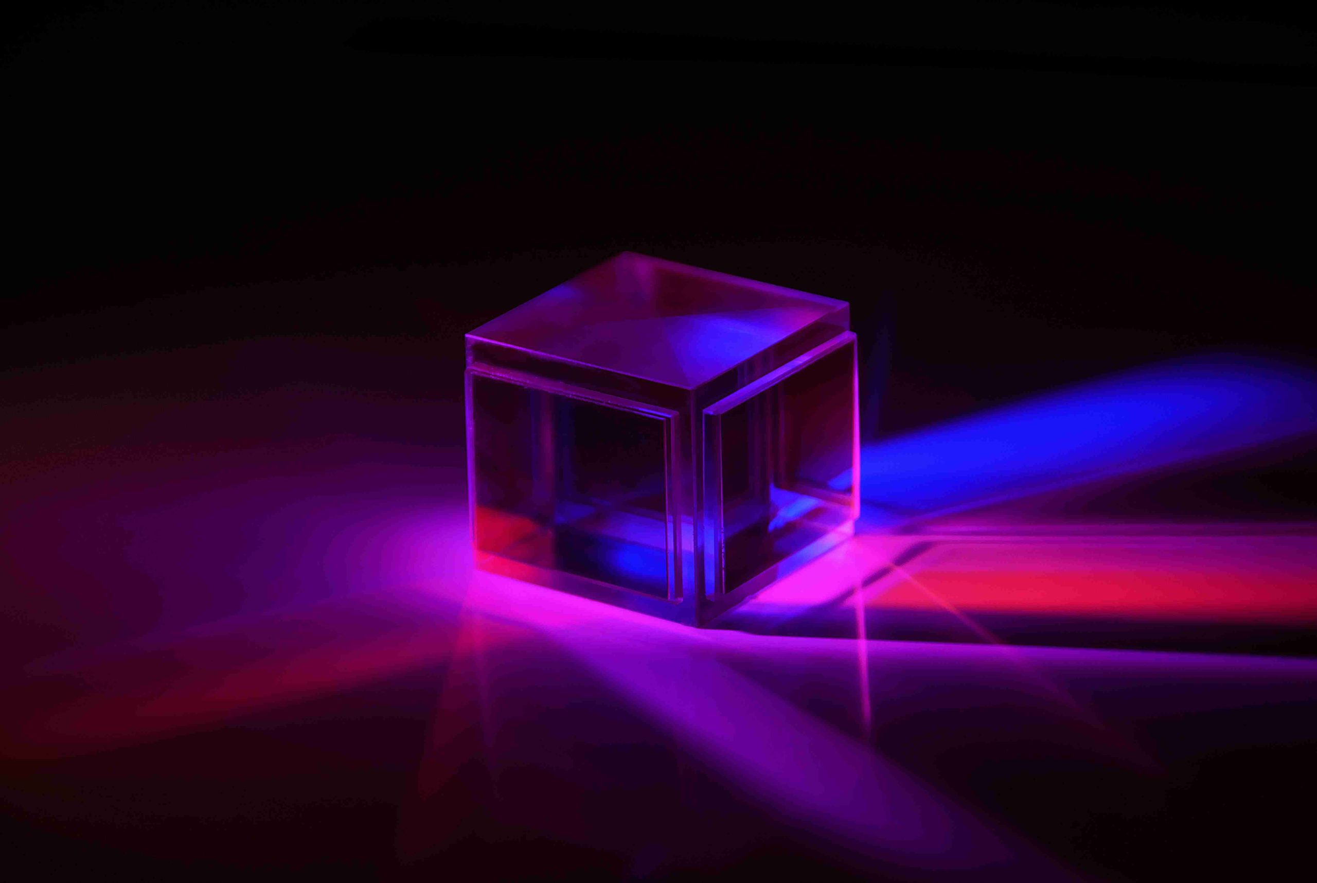 (A glowing box can be seen in the image provided with bright lighting)