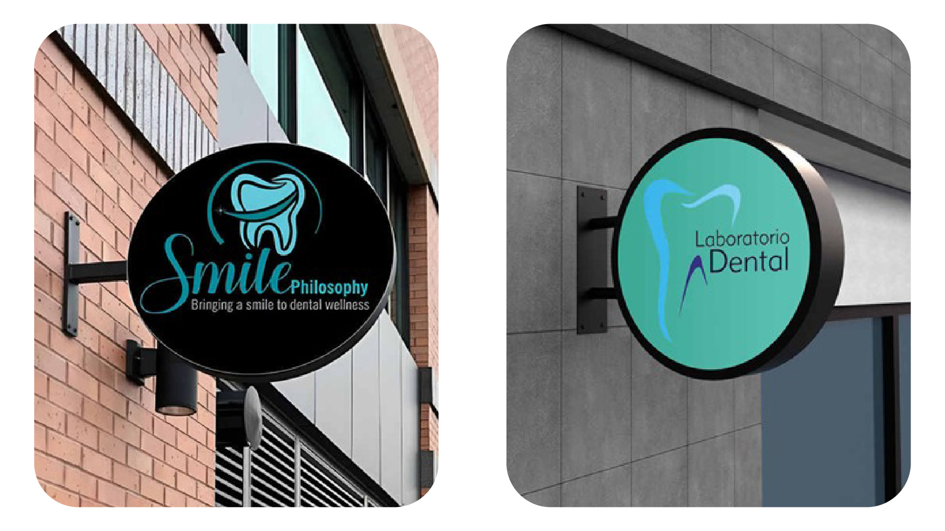 Custom Wall-Mounted Projection Signs