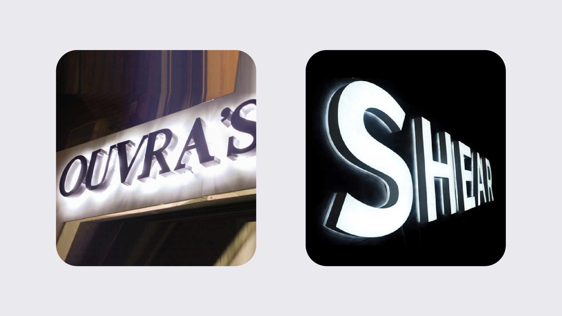 3D Built-Up Backlit Letters in Manchester