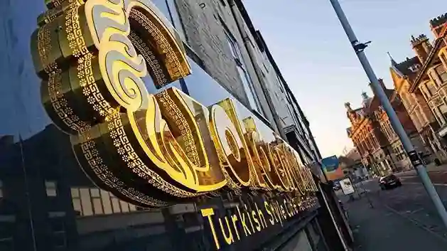 3D raised-up letters