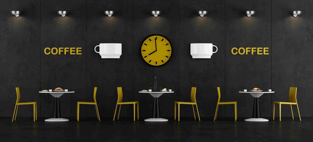(This Image Shows an Interactive and Experiential Signage in a Resturant)